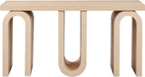 Westbourne Console Table Natural from Meridian - Luna Furniture