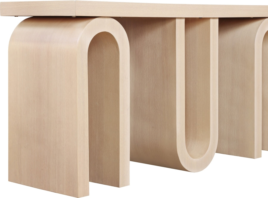 Westbourne Console Table Natural from Meridian - Luna Furniture