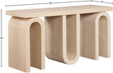 Westbourne Console Table Natural from Meridian - Luna Furniture