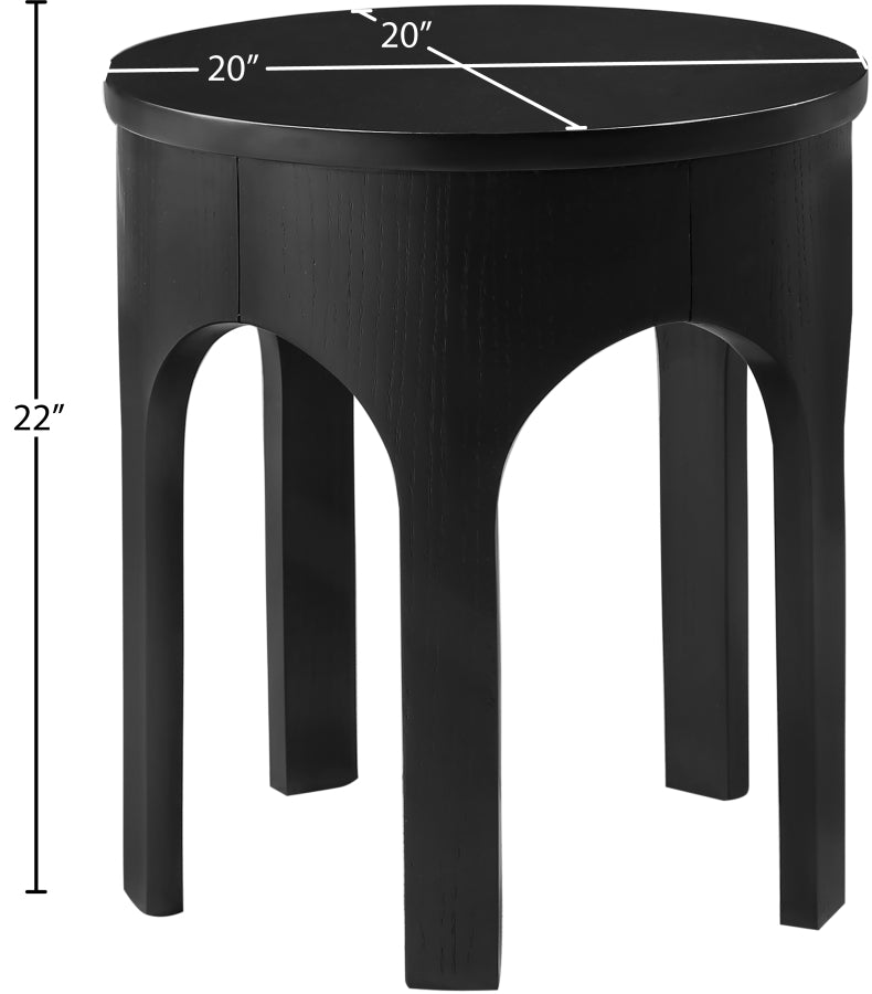 Westfield End Table Black from Meridian - Luna Furniture