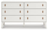 Aprilyn Full Bookcase Bed with Dresser and 2 Nightstands in White from Ashley - Luna Furniture