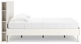 Aprilyn Full Bookcase Bed with Dresser and 2 Nightstands in White from Ashley - Luna Furniture