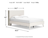 Aprilyn Full Bookcase Bed with Dresser and 2 Nightstands in White from Ashley - Luna Furniture