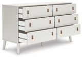 Aprilyn Full Bookcase Bed with Dresser and 2 Nightstands in White from Ashley - Luna Furniture