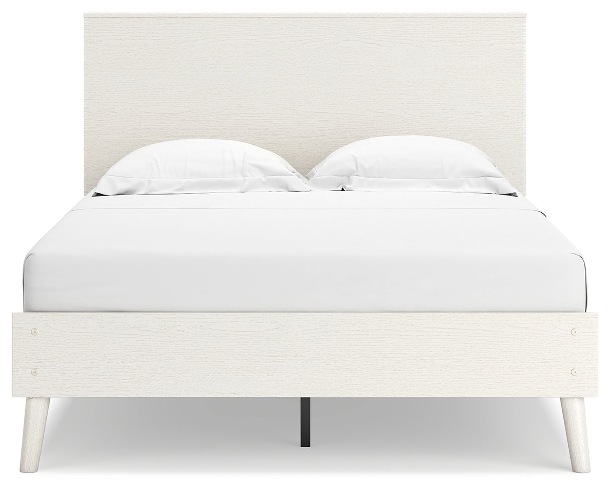 Aprilyn Full Bookcase Bed with Dresser and 2 Nightstands in White from Ashley - Luna Furniture