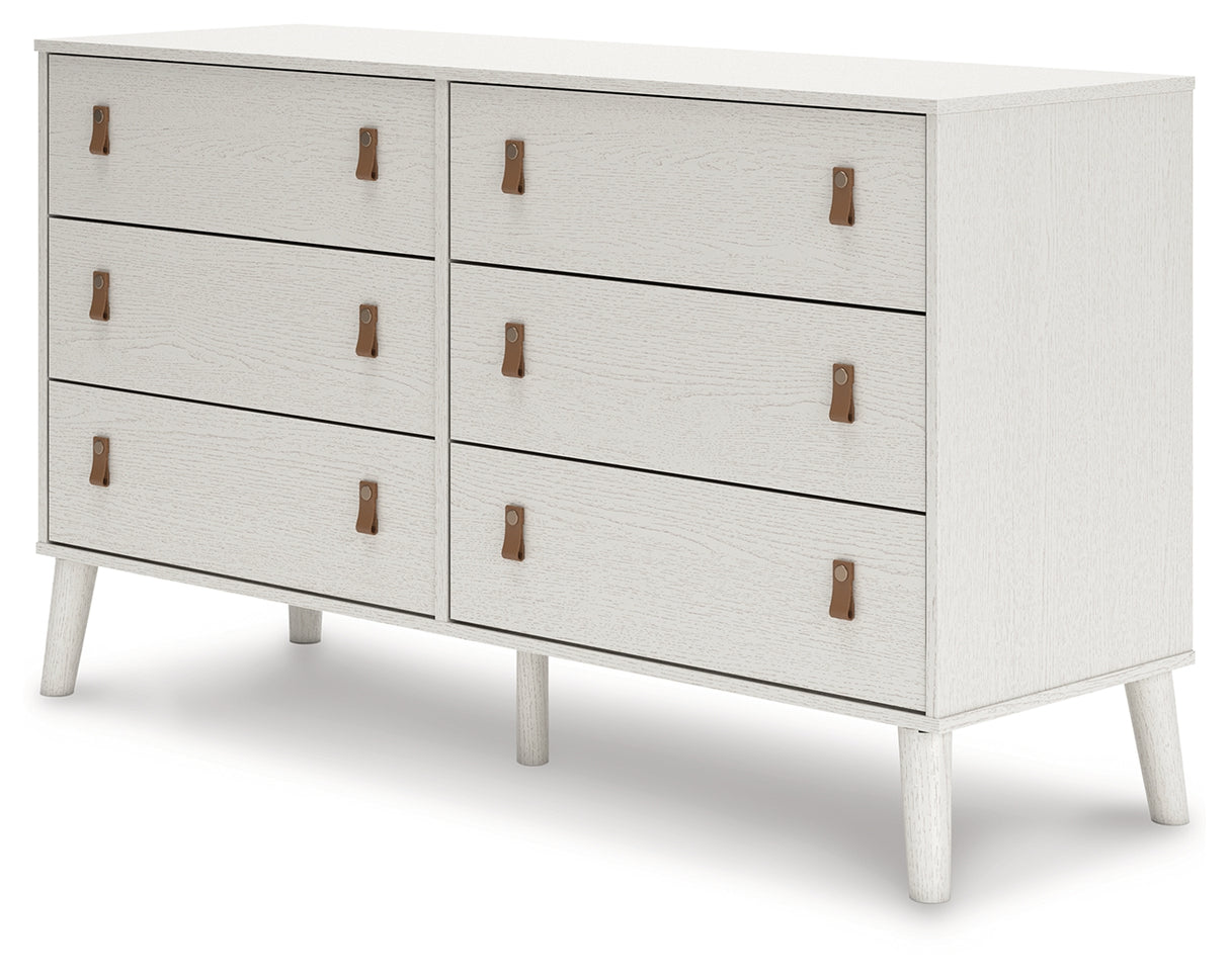 Aprilyn Full Bookcase Bed with Dresser in White from Ashley - Luna Furniture