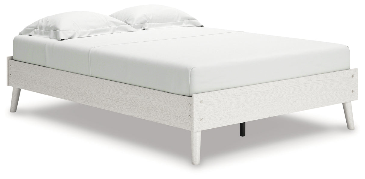 Aprilyn Full Platform Bed with Dresser and 2 Nightstands in White from Ashley - Luna Furniture