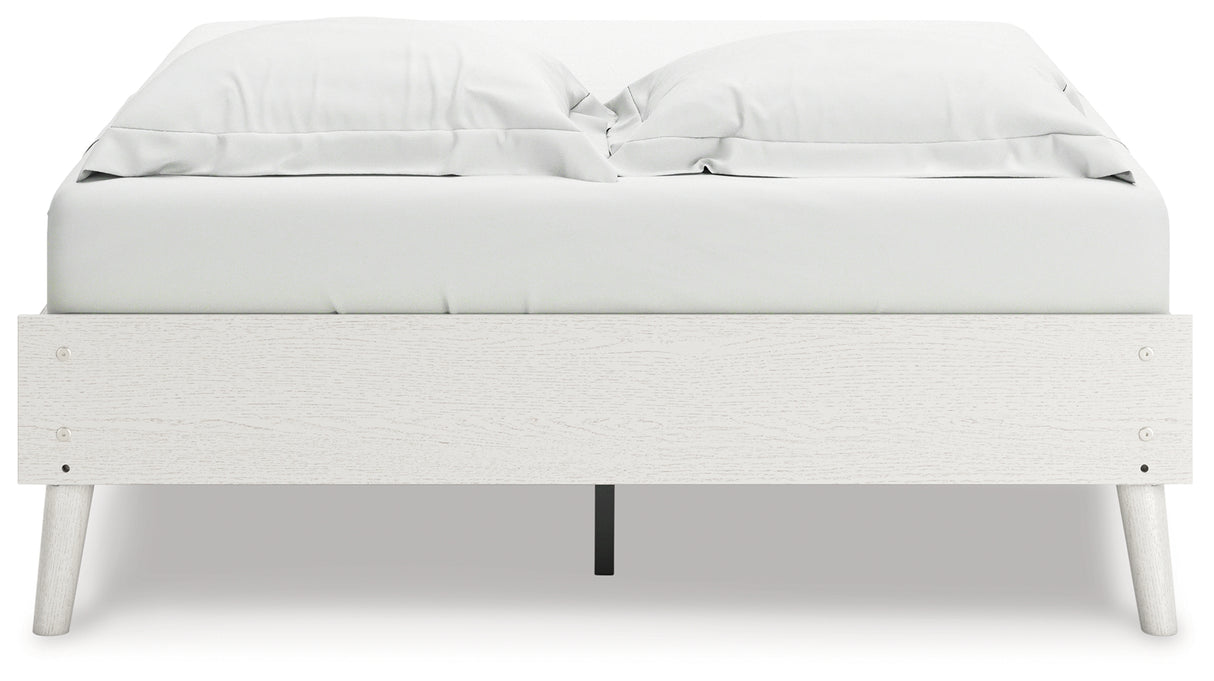 Aprilyn Full Platform Bed with Dresser and 2 Nightstands in White from Ashley - Luna Furniture