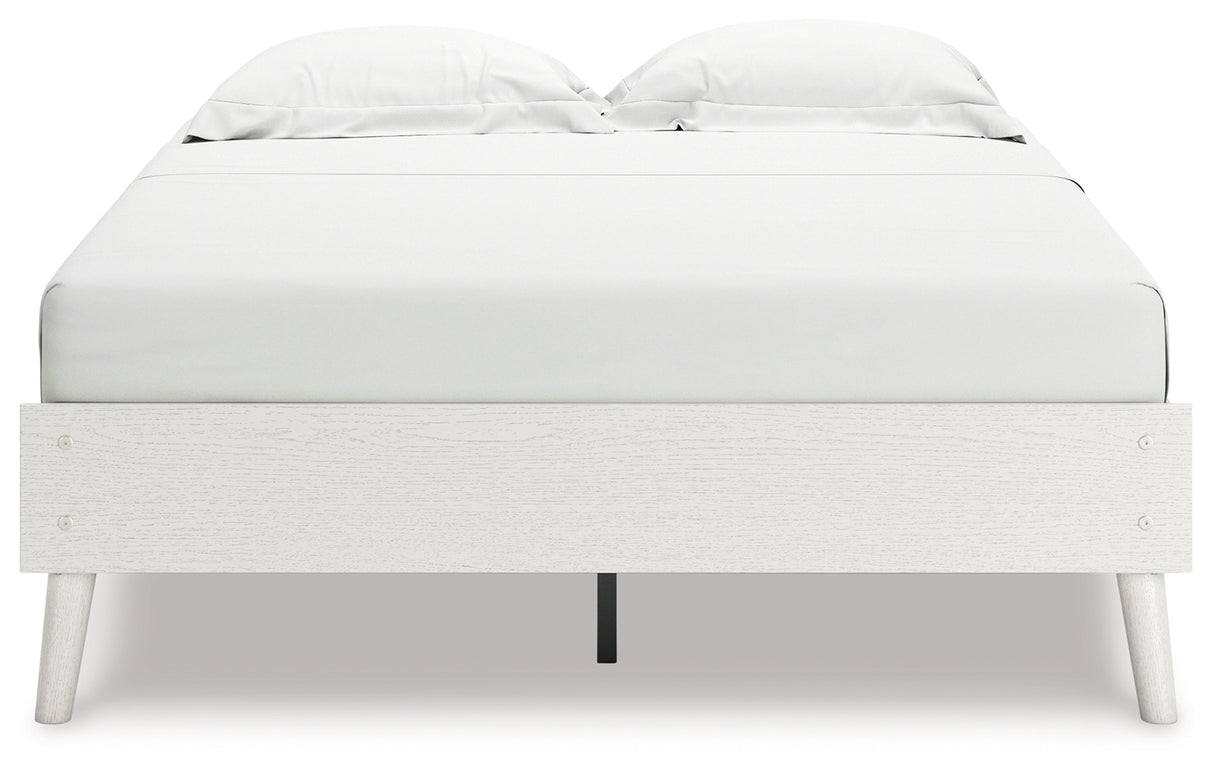 Aprilyn Full Platform Bed with Dresser and 2 Nightstands in White from Ashley - Luna Furniture