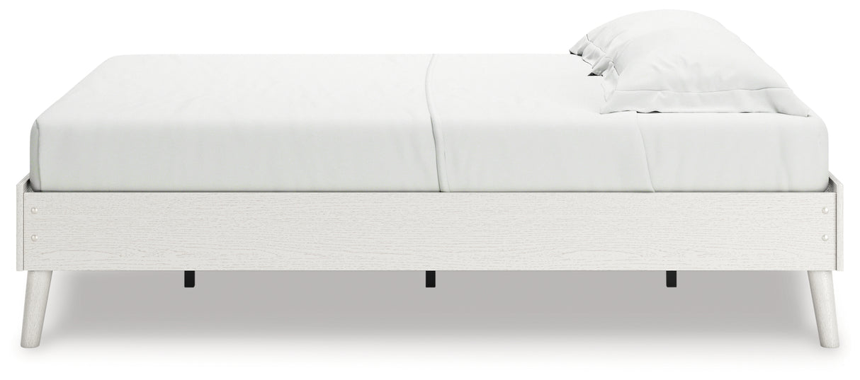 Aprilyn Full Platform Bed with Dresser and 2 Nightstands in White from Ashley - Luna Furniture