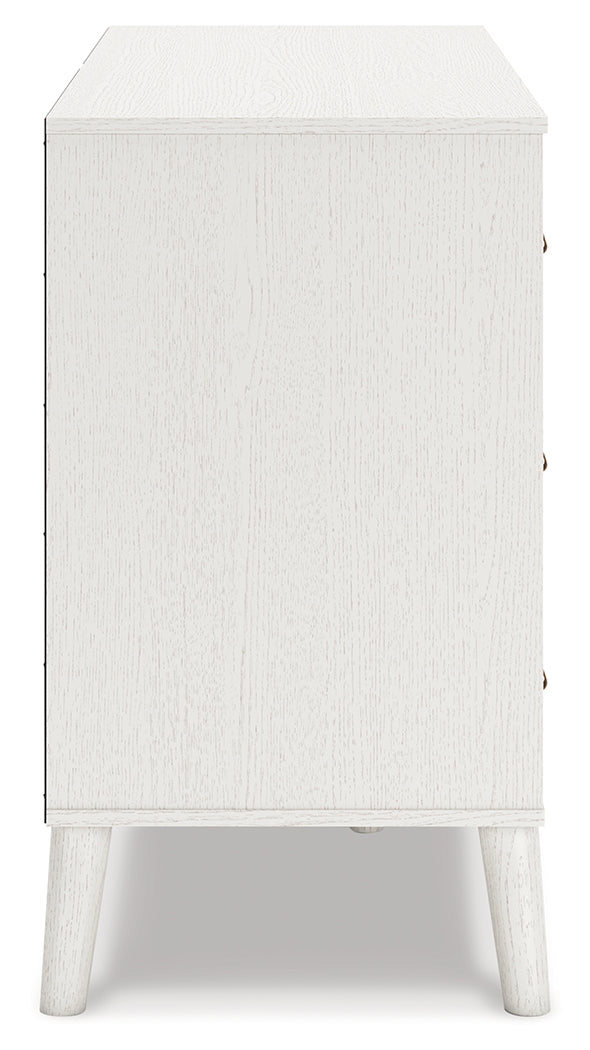 Aprilyn Queen Bookcase Headboard with Dresser in White from Ashley - Luna Furniture