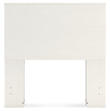 Aprilyn Twin Bookcase Headboard with Dresser and 2 Nightstands in White from Ashley - Luna Furniture