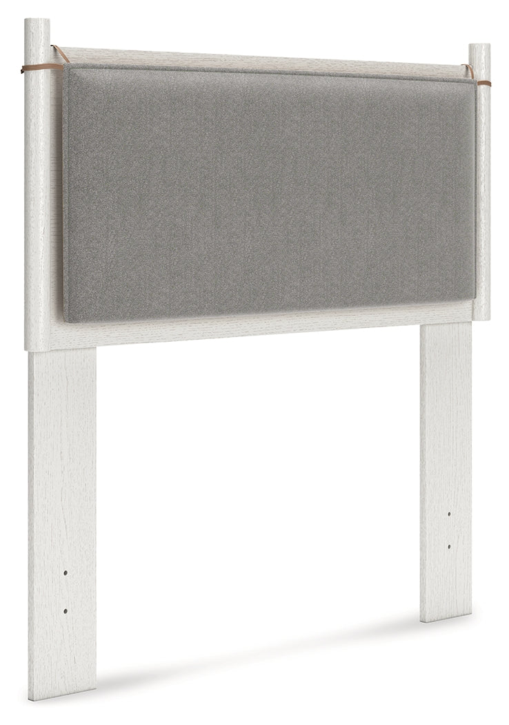 Aprilyn Twin Panel Headboard with Dresser and 2 Nightstands in White from Ashley - Luna Furniture