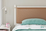 Aprilyn Twin Panel Headboard with Dresser and 2 Nightstands in White from Ashley - Luna Furniture