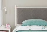 Aprilyn Twin Panel Headboard with Dresser and 2 Nightstands in White from Ashley - Luna Furniture