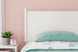 Aprilyn Twin Panel Headboard with Dresser and 2 Nightstands in White from Ashley - Luna Furniture