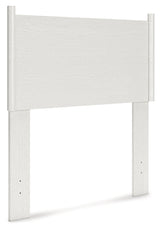 Aprilyn Twin Panel Headboard with Dresser and 2 Nightstands in White from Ashley - Luna Furniture