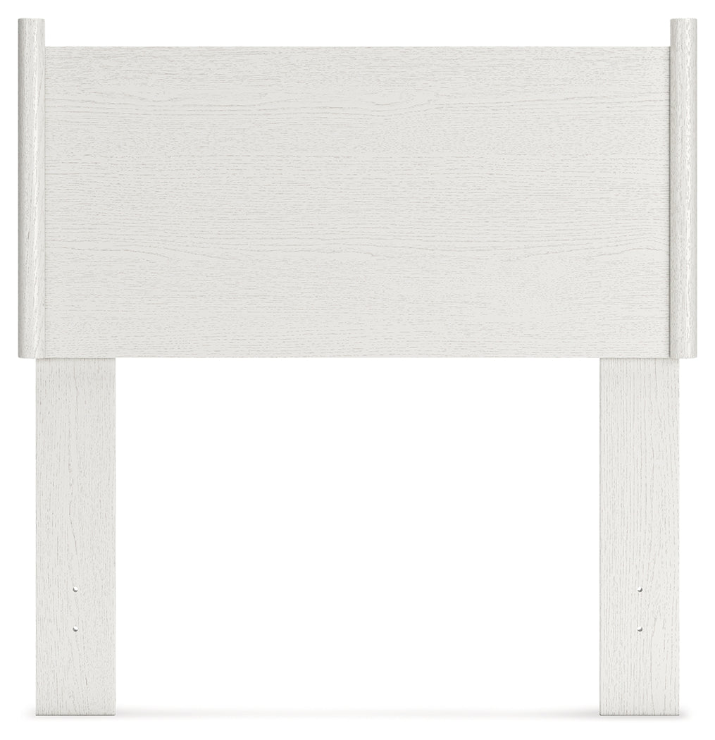 Aprilyn Twin Panel Headboard with Dresser and 2 Nightstands in White from Ashley - Luna Furniture