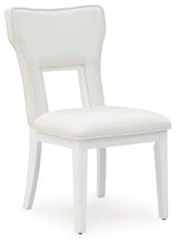 White Chalanna Dining Table and 10 Chairs with Storage - PKG019508