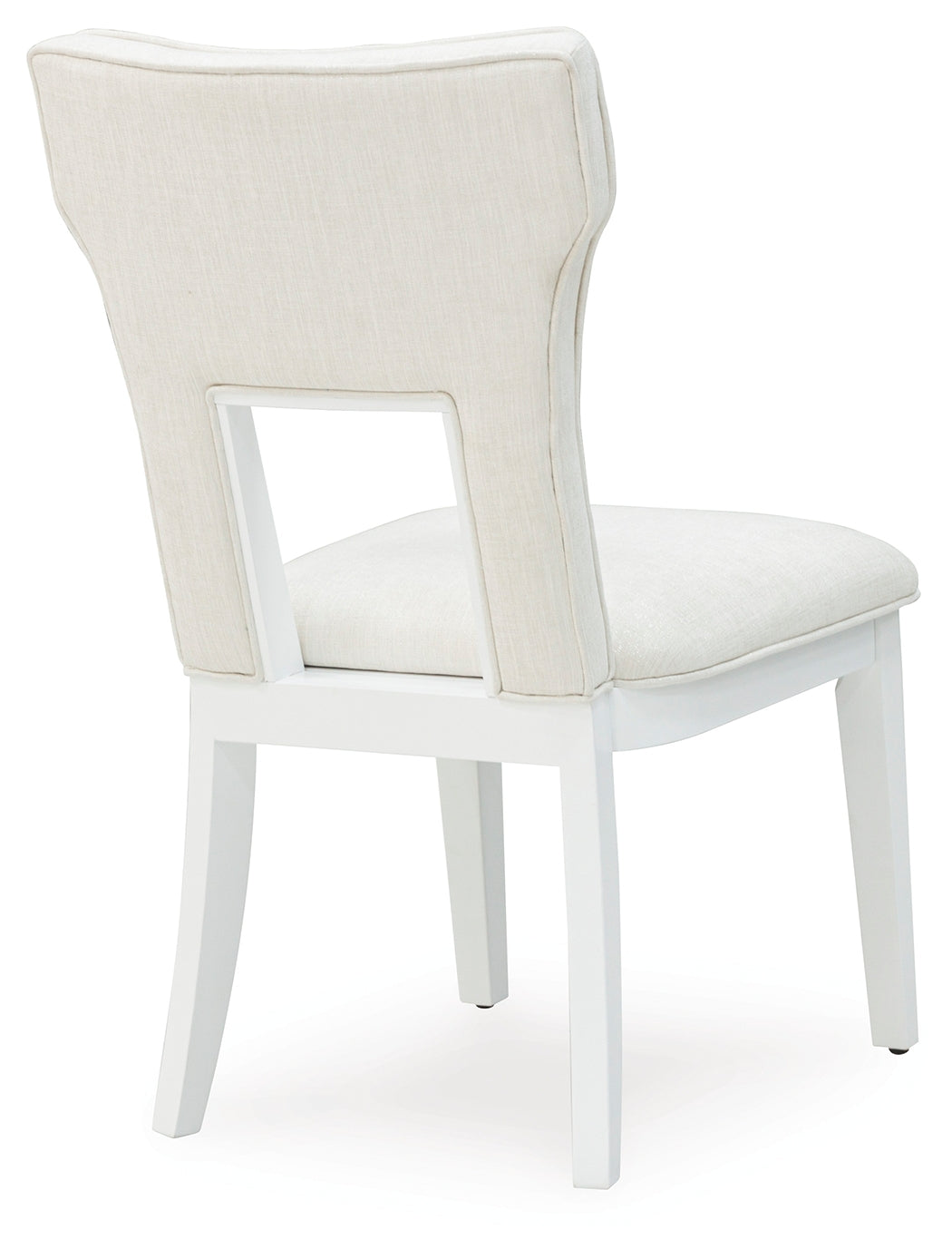 White Chalanna Dining Table and 4 Chairs with Storage - PKG019505