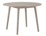 Willow 42″ Round Dining Table, Tan - WIL500T