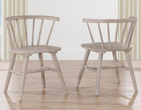 Willow 5 Piece  42-inch Round Dining Set, Tan - SET | WIL500T | WIL500S(4)