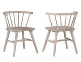 Willow 5 Piece  42-inch Round Dining Set, Tan - SET | WIL500T | WIL500S(4)