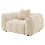 Winchester Boucle Upholstered Chair and a Half Sand Pebble from Coaster - Luna Furniture