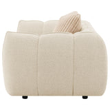 Winchester Boucle Upholstered Chair and a Half Sand Pebble from Coaster - Luna Furniture