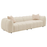 Winchester Boucle Upholstered Extra Long Sofa Sand Pebble from Coaster - Luna Furniture