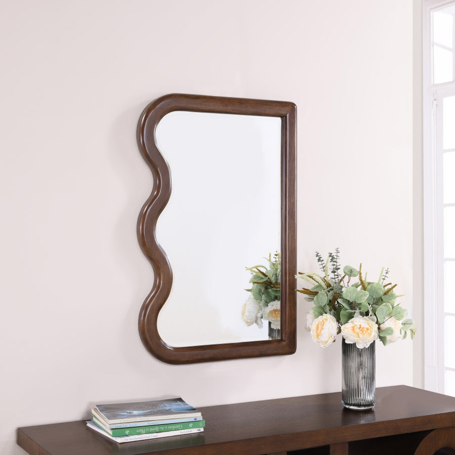 Winnie Mirror Brown from Meridian - Luna Furniture