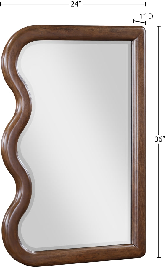 Winnie Mirror Brown from Meridian - Luna Furniture