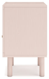 Wistenpine Full Panel Bed with Dresser and Nightstand in Blush from Ashley - Luna Furniture