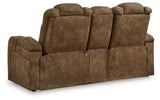 Wolfridge Sofa, Loveseat and Recliner in Brindle from Ashley - Luna Furniture