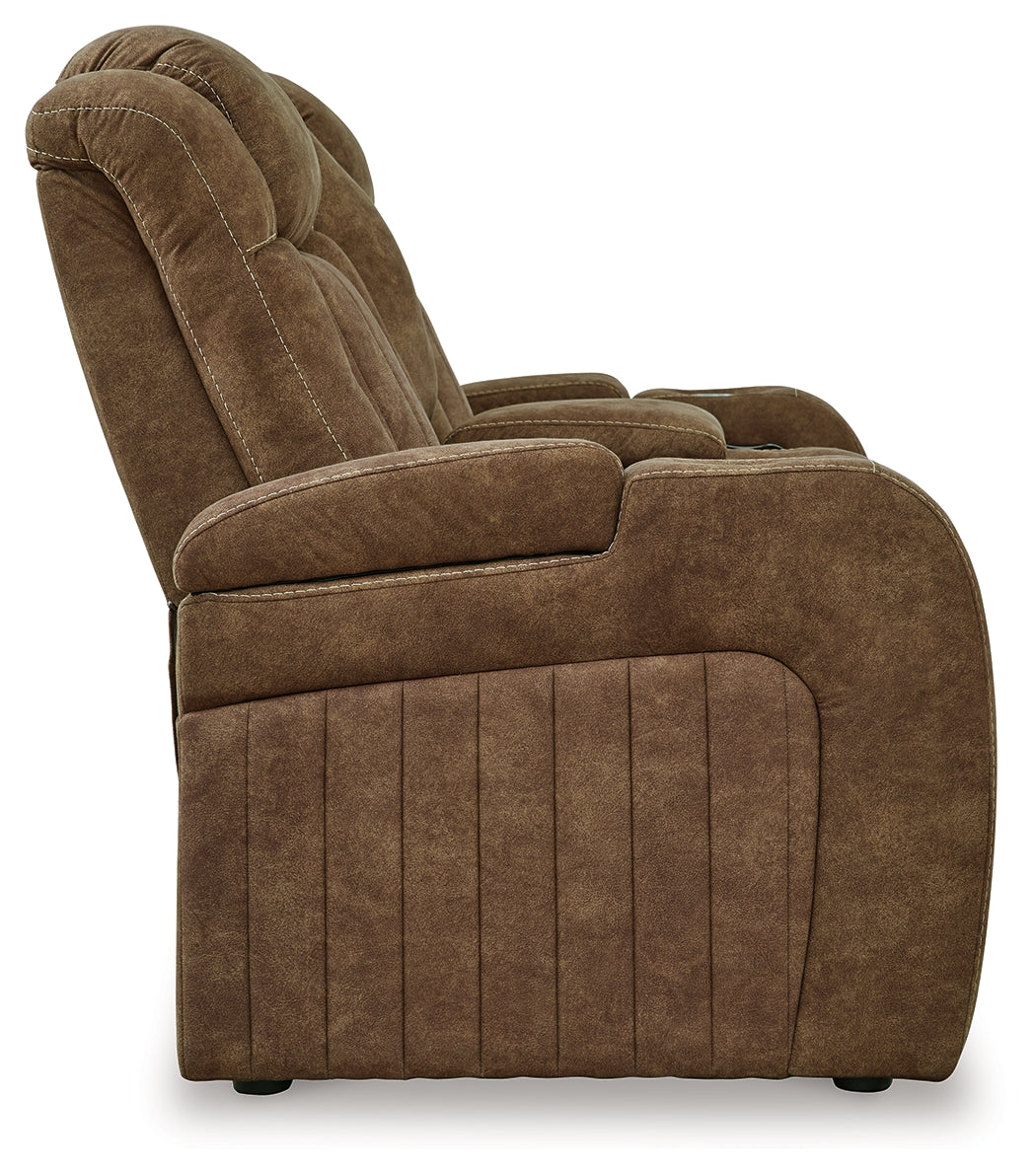 Wolfridge Sofa, Loveseat and Recliner in Brindle from Ashley - Luna Furniture