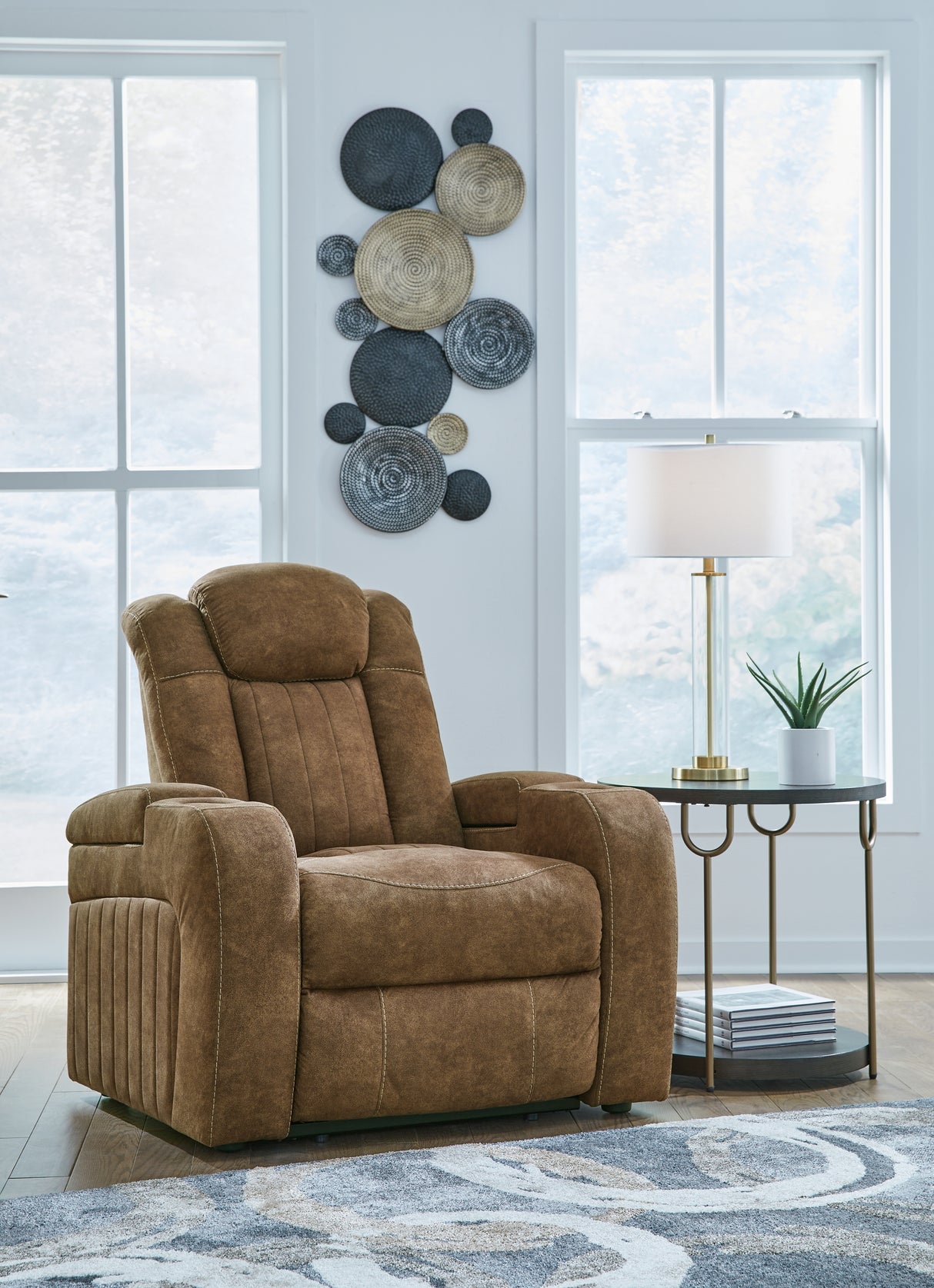 Wolfridge Sofa, Loveseat and Recliner in Brindle from Ashley - Luna Furniture