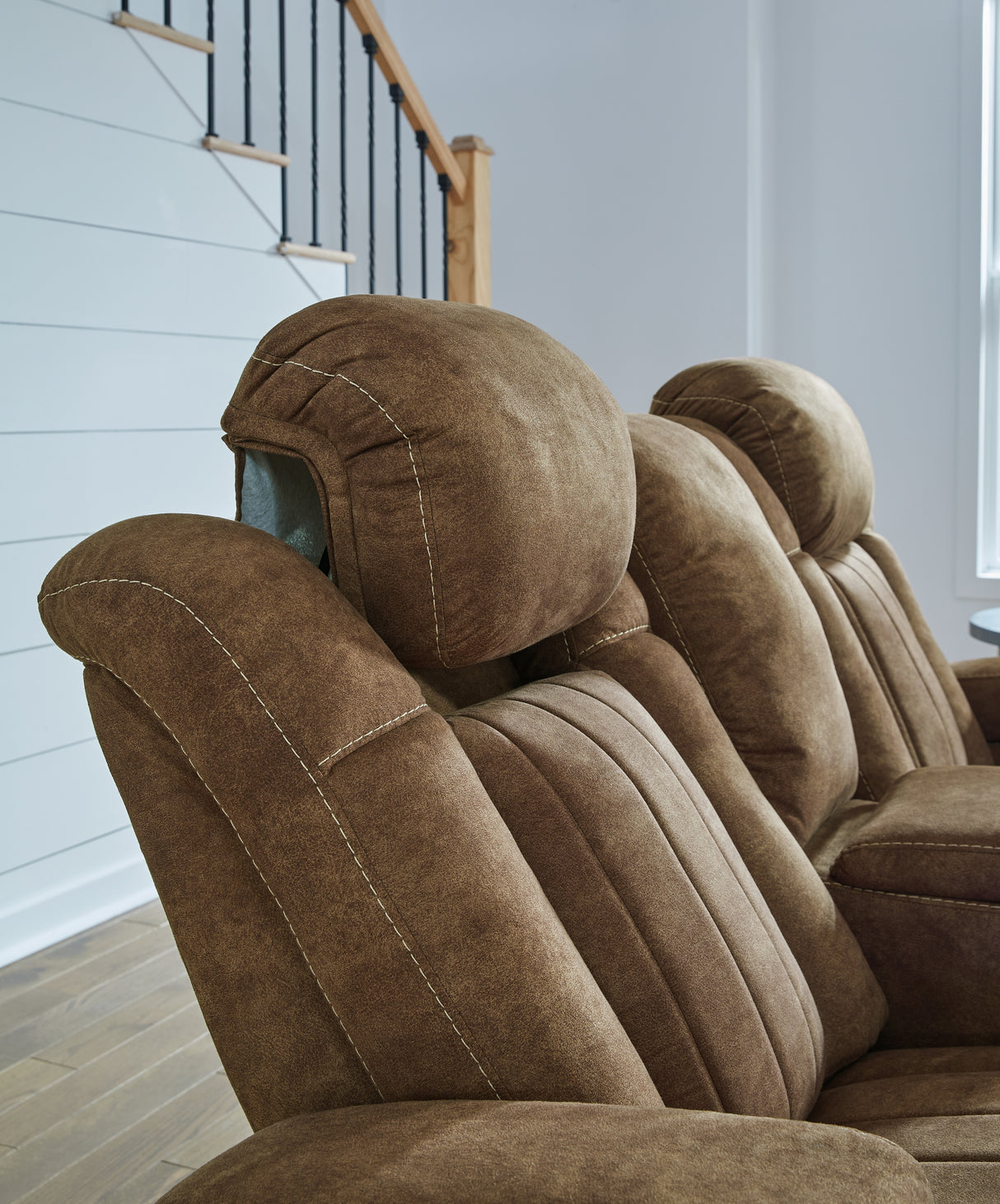 Wolfridge Sofa, Loveseat and Recliner in Brindle from Ashley - Luna Furniture