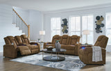 Wolfridge Sofa, Loveseat and Recliner in Brindle from Ashley - Luna Furniture