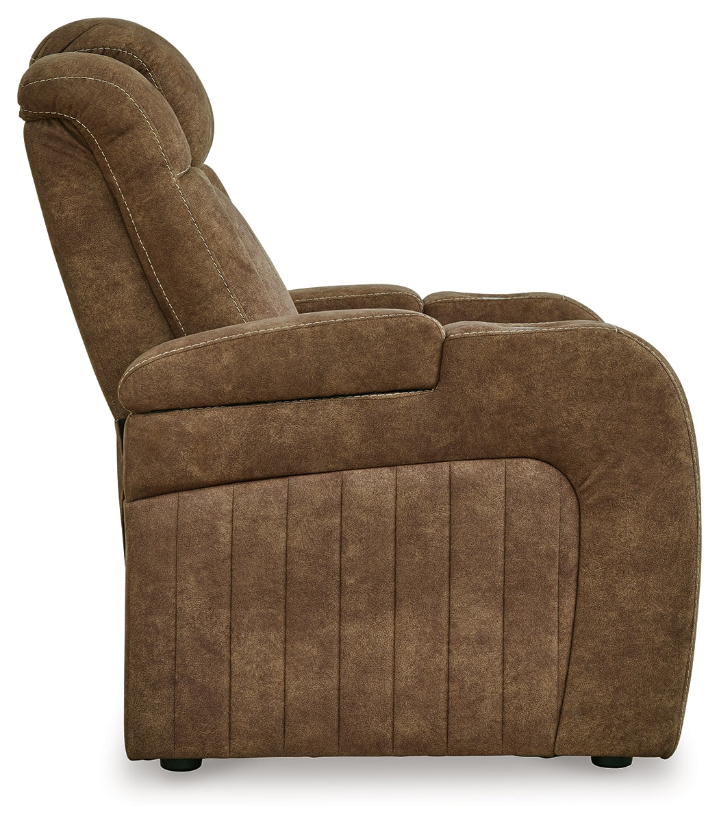 Wolfridge Sofa, Loveseat and Recliner in Brindle from Ashley - Luna Furniture