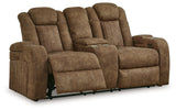 Wolfridge Sofa, Loveseat and Recliner in Brindle from Ashley - Luna Furniture