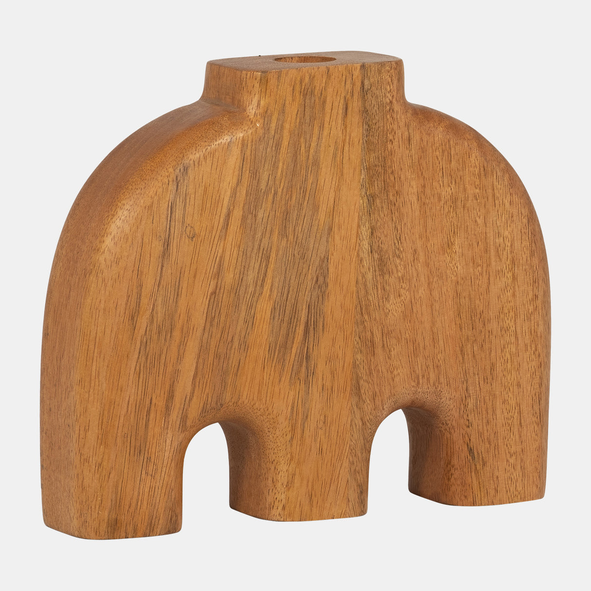 Wood, 7" 3-legged Vase Natural from Sagebrook Home - Luna Furniture