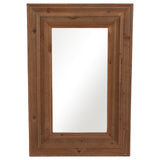 Wood Frame 24 X 36" Wall Mirror, Brown Wb - 14099-05