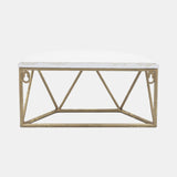 Wood / Metal 12" L Demilune Wall Shelf, White from Sagebrook Home - Luna Furniture