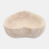 Wood, S/2 9/10" Heart Bowls, Natural - 16568-03