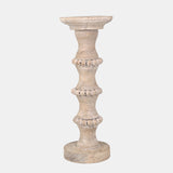 Wooden 14" Antique Style Candle Holder - 14498-01