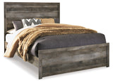 Wynnlow Queen Panel Bed with 2 Nightstands in Gray from Ashley - Luna Furniture