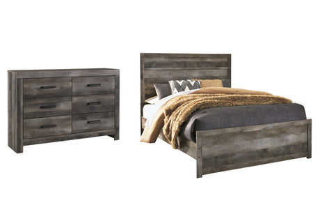 Wynnlow Queen Panel Bed with Dresser in Gray - PKG005115