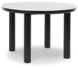 Xandrum Black Dining Table from Ashley - Luna Furniture