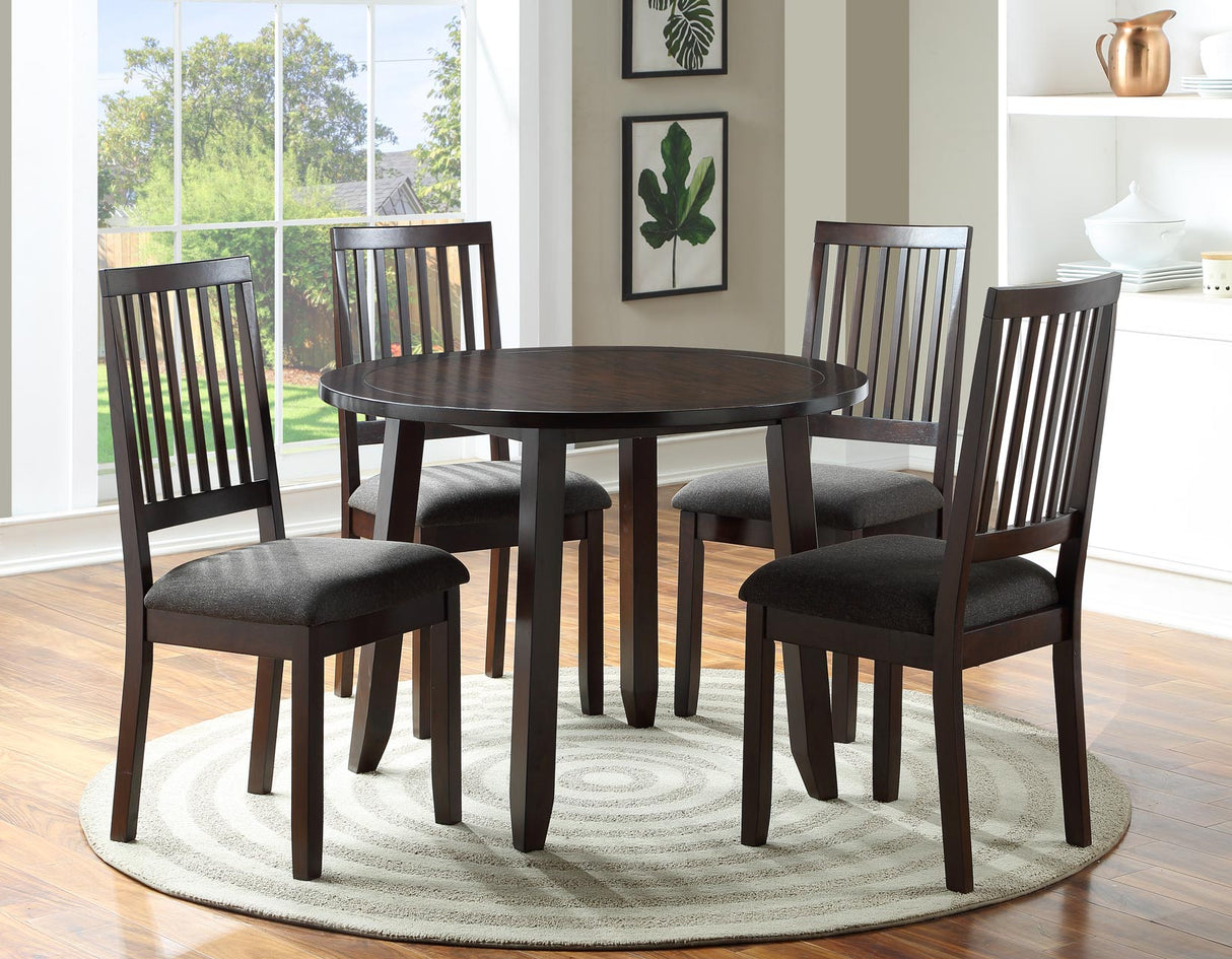 Yorktown 5-Pack 42-inch Round Dining(Table & 4 Side Chairs) - YT5000