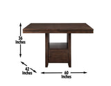 Yorktown 60-inch Storage Counter Table - YT500PT